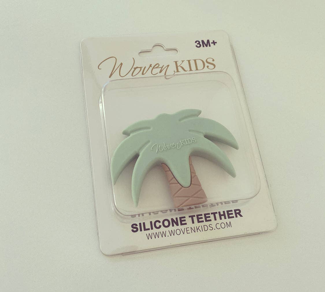 Silicone Teether - Sage Palm Tree