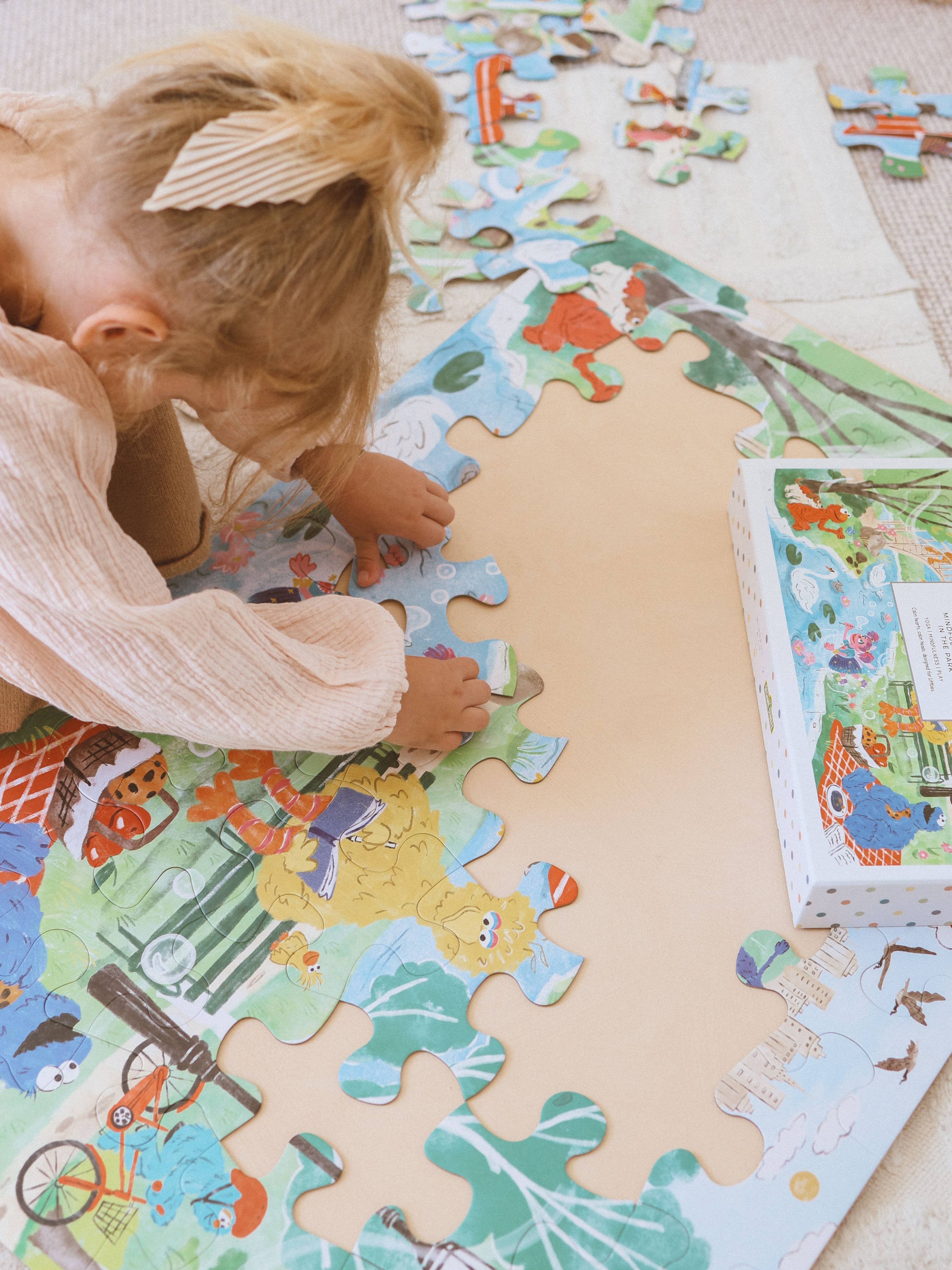 Mindful Moments with Sesame Street Floor Puzzle