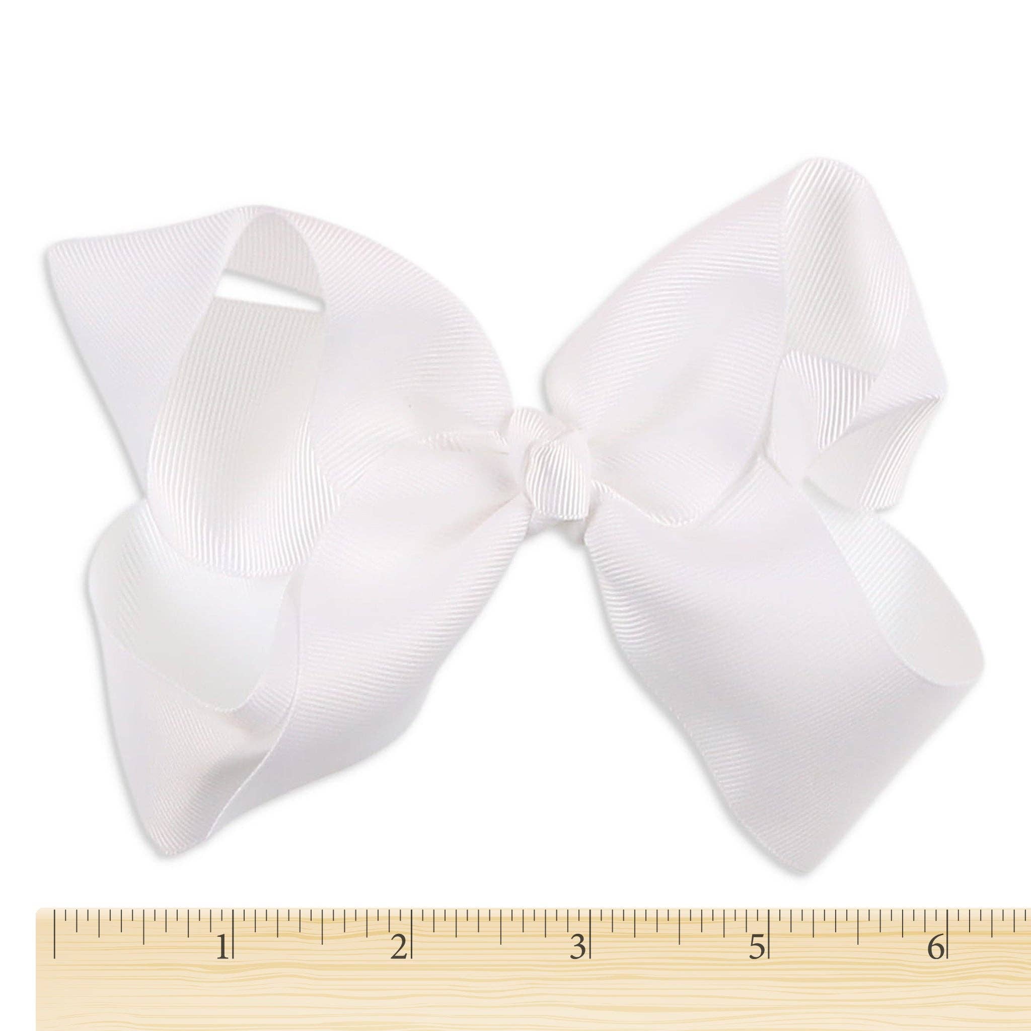 White Biggie Bow