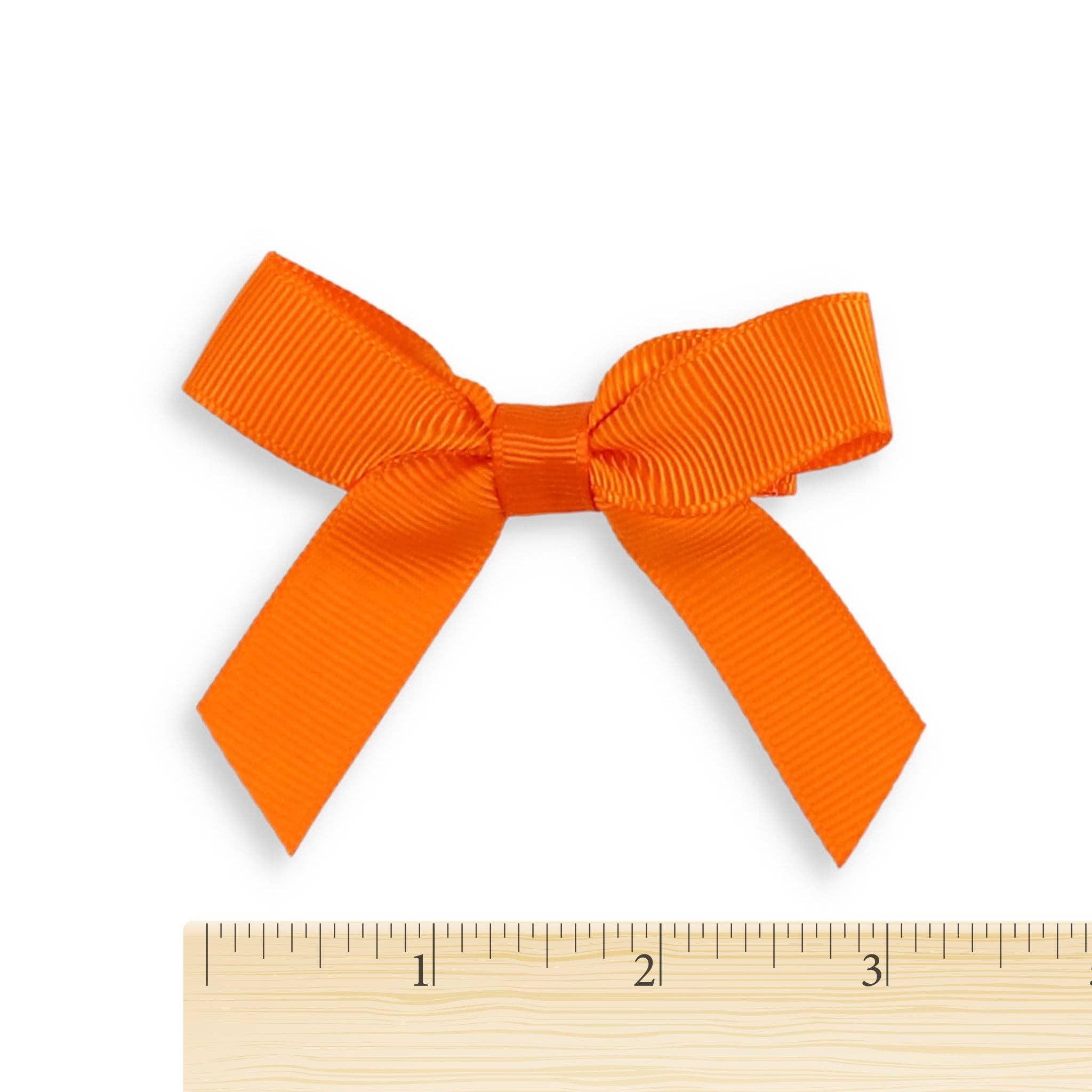 Orange Bitty Bow