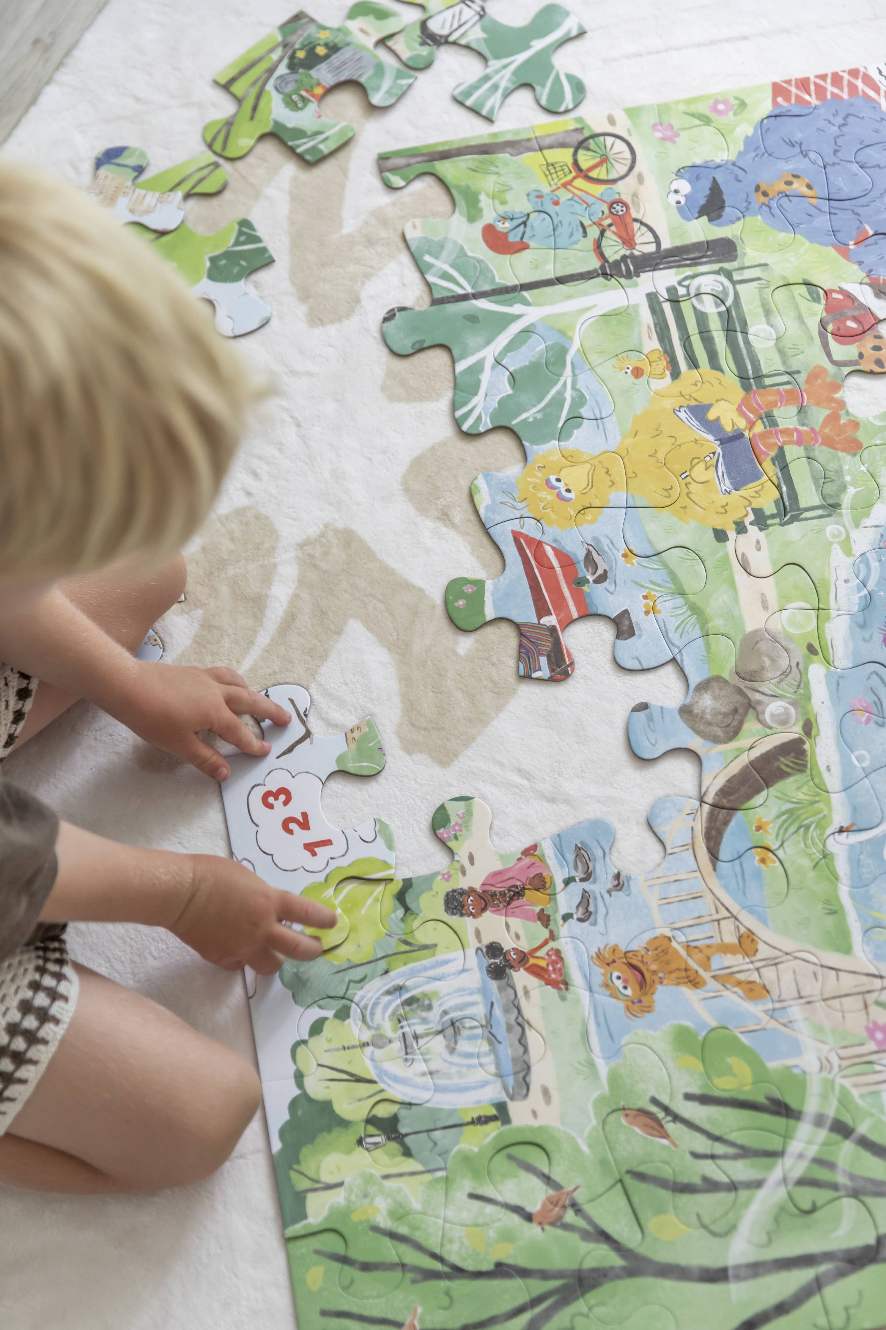 Mindful Moments with Sesame Street Floor Puzzle